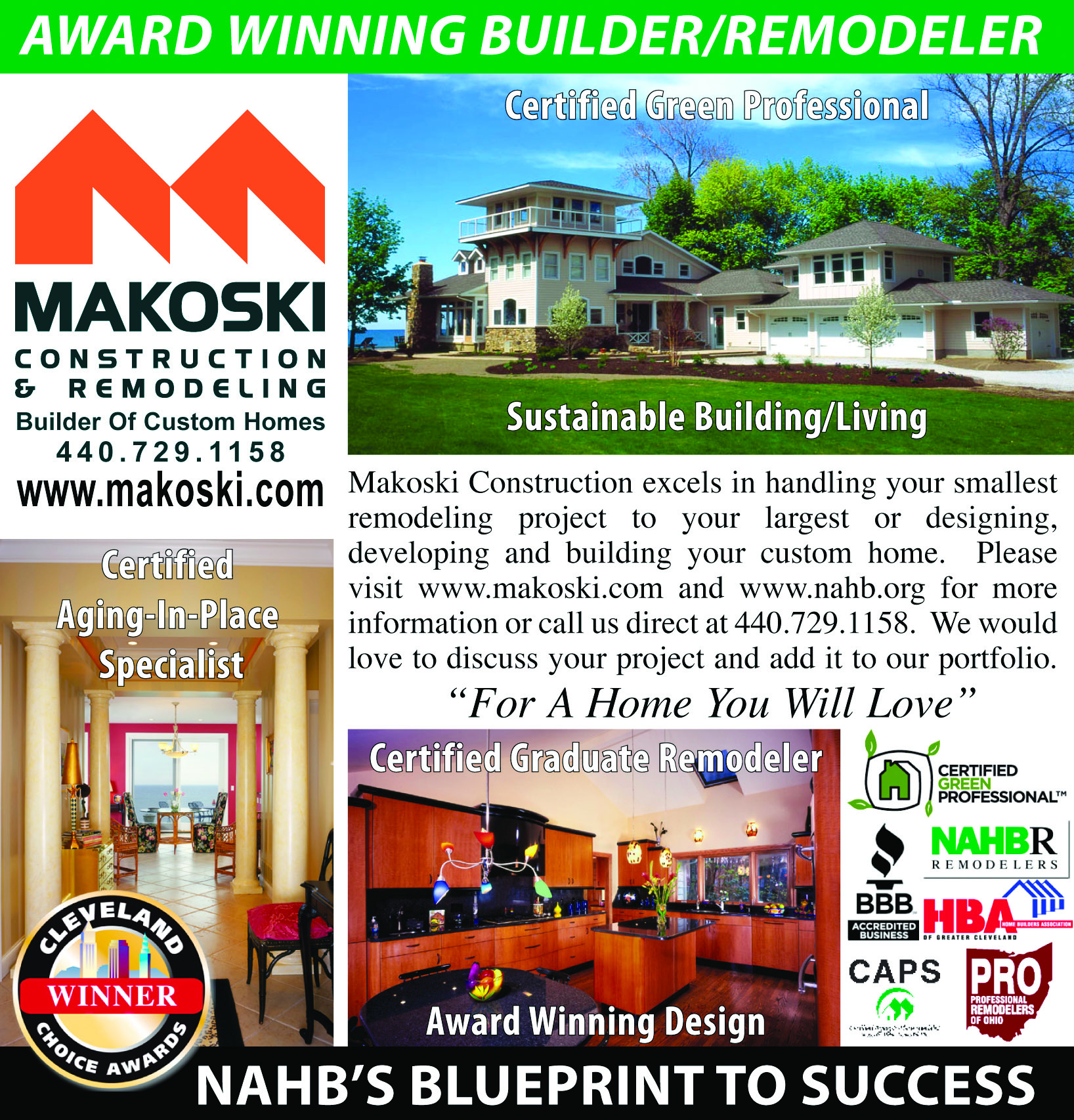 Makoski Construction Sustainable Building